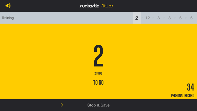 Runtastic 專業版仰臥起坐: 腹肌訓練，塑造人魚線 Screenshot