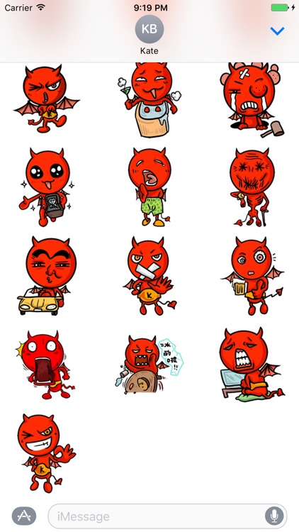 Little Devil - Cute devil stickers