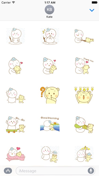 Snowman In The Sun Stickers Pack