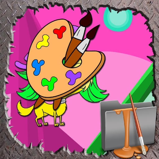 Paint Games monster pet Version iOS App