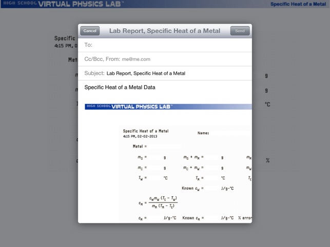 HSVPL Specific Heat of a Metal(圖5)-速報App