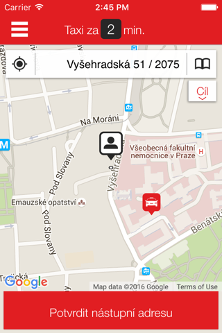 Sedop Taxi Praha screenshot 2