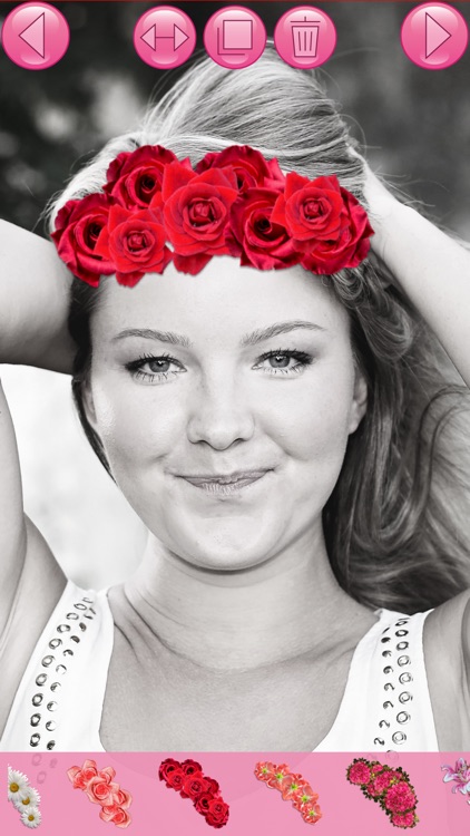 Flower Crown App Bride Fashion Floral Hairstyles screenshot-3