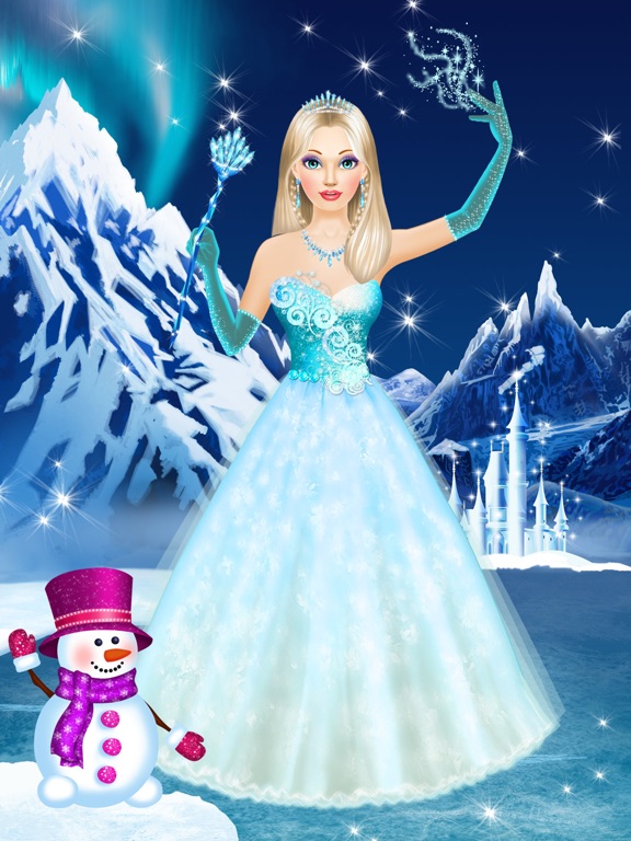 Игра Ice Queen Salon - Girls Makeup and Dressup Game