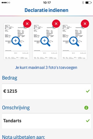 FBTO Zorgdeclaratie app screenshot 4