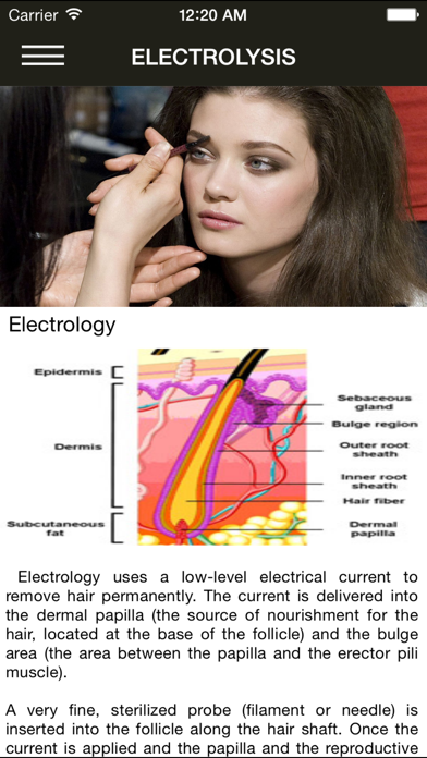 How to cancel & delete Electrolysis & Perm Make-up from iphone & ipad 4