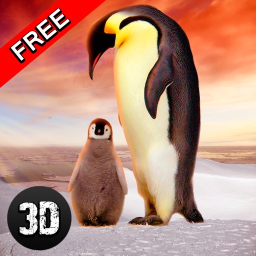 Arctic Penguin Survival Simulator 3D Icon