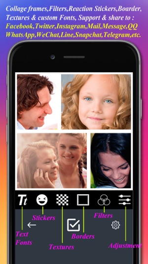 Collagepro Photo Collage Stickers Filter Editer On The App Store