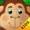 The iconic song, "5 Little Monkeys", comes alive on your device