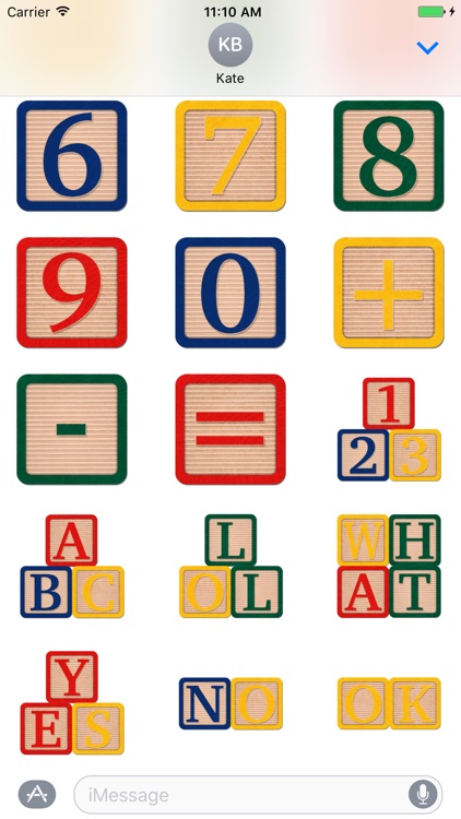 Alphabet Blocks Stickers