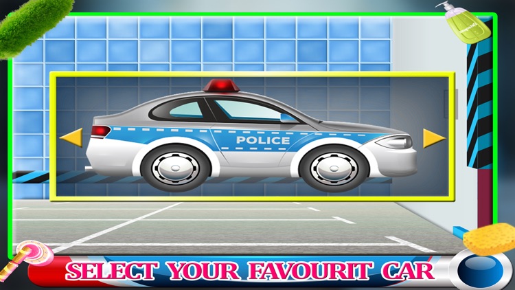 Police Car Wash Gas Station - Little Kids Fun Game