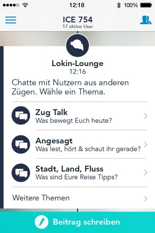 Lokin - Der Zug-Chat screenshot 2