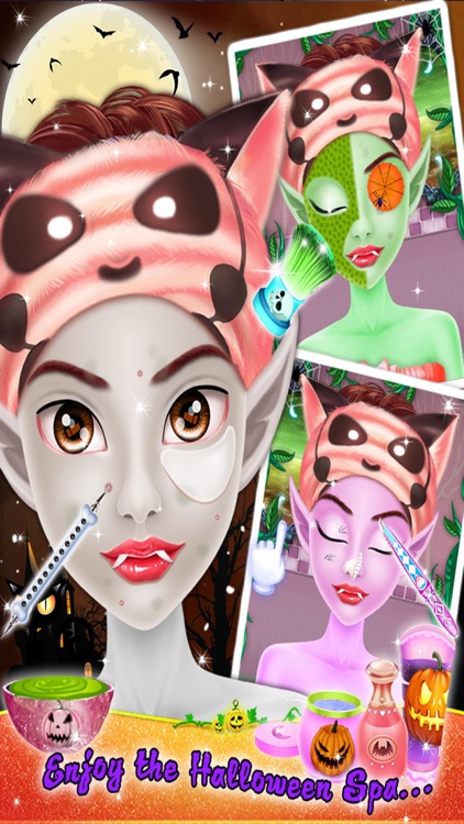 Crazy Halloween Spa Salon - Kids game for girls