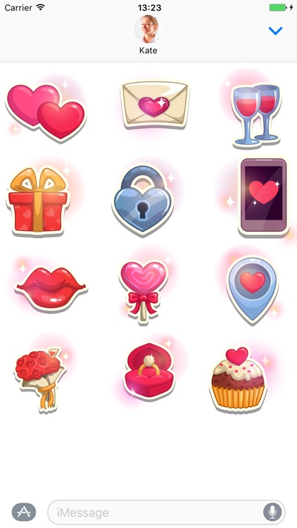 Love and passion - stickers for iMessage