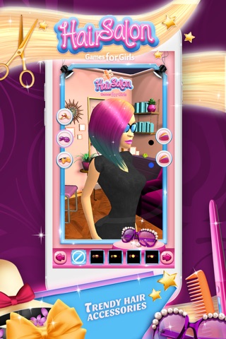 Hair Salon Games for Girls: 3D Virtual Hairstyle.s screenshot 2