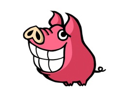 What better way to say anything than with pinky pig stickers