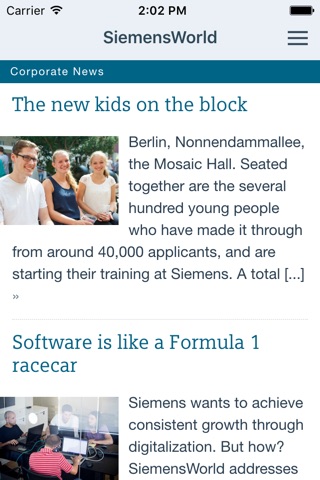 SiemensWorld screenshot 2
