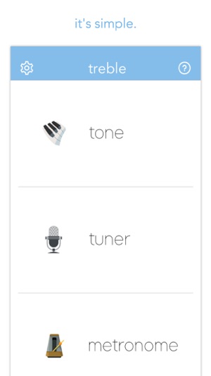 Treble - Tuner, Metronome, Tone Generato