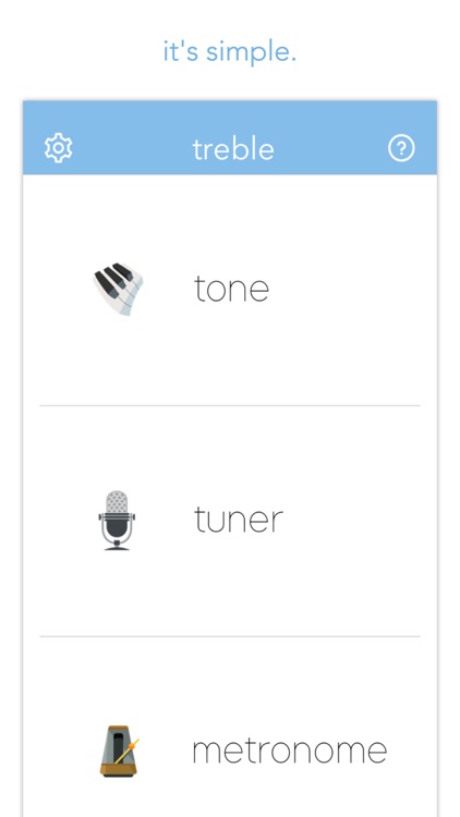 Treble - Tuner, Metronome, Tone Generator in one.