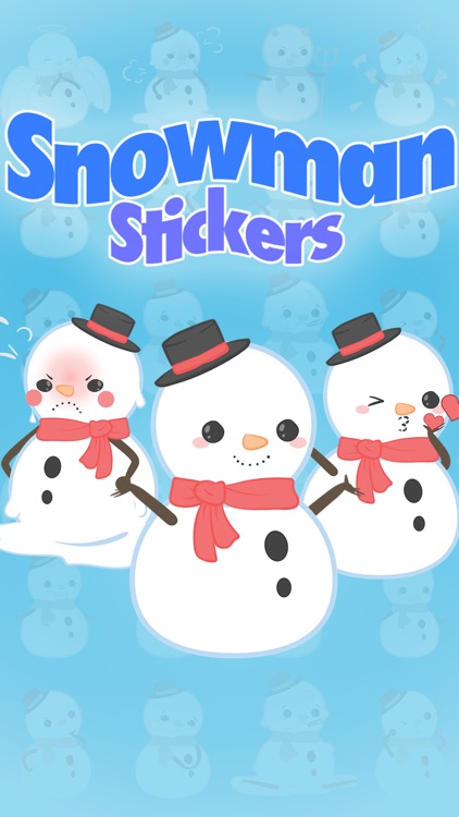 Winter Snowman Stickers