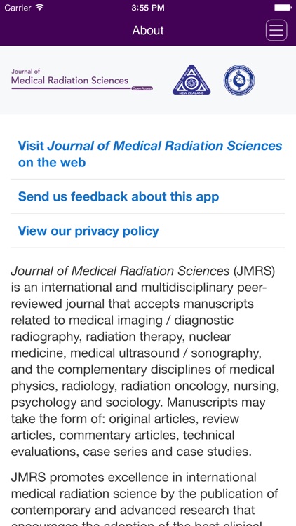 Journal of Medical Radiation Sciences screenshot-3