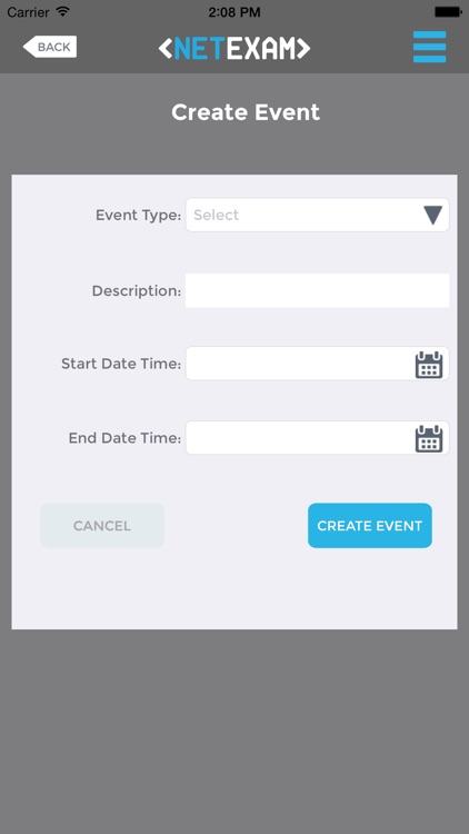 The NetExam Informal Training Tracking App