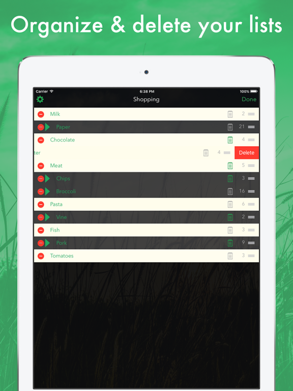 Shop List - create shopping lists on-the-go screenshot 3