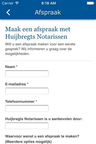 Huijbregts Notarissen screenshot 3