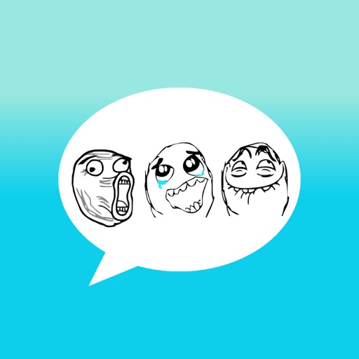 Animated Le Derp Meme Stickers for iMessage icon