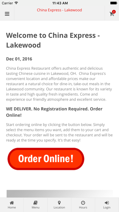 How to cancel & delete China Express - Lakewood from iphone & ipad 1