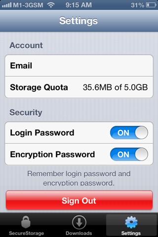 SecureStorage screenshot 3