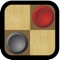 The checkers app is a 2 player checkers game