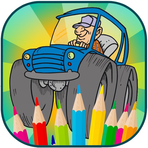 Cars Coloring Book All Pages Free For Kids HD icon