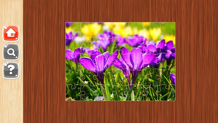 Flower Jigsaw Puzzle learning For Kids & Toddler