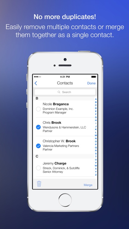 CleanUp Suite – Clean Up Address Book Duplicates screenshot-3