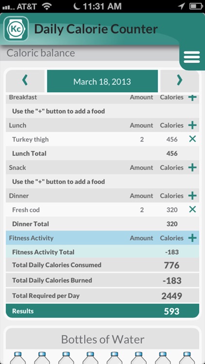 My Ideal Weight: Diet tracker and calorie counter