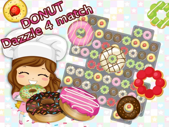 Donut Cookie Crush Dazzle Puzzle 4 Match App Price Drops