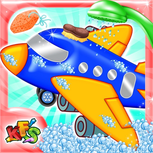 Airplane Wash Salon – Cleanup, design & decorate aeroplane in this washing game iOS App