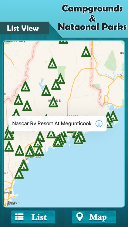 Maine - Campgrounds & National Parks
