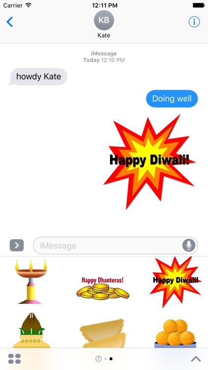 Happy Diwali Stickers Pack