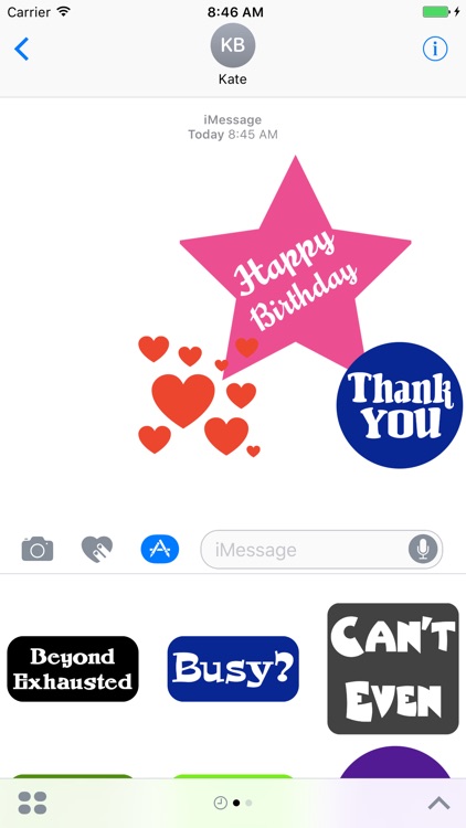 Sticker Phrase - stickers for iMessages screenshot-4