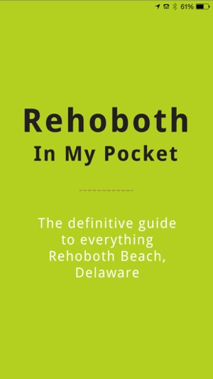 Rehoboth In My Pocket