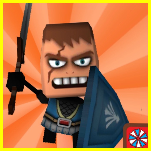 3D Pixel Ninja Hero Zombie Fighter for LEGO® Fans Icon