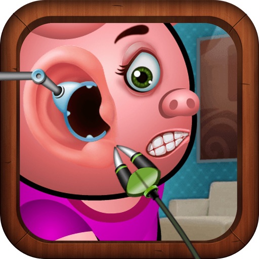 Doctor Ear Activity Game for Pets: Pig Version iOS App