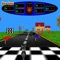 3D Motorbike Racing - Race Around Track Avoiding Black Flags and Collecting Blue and Red Flags