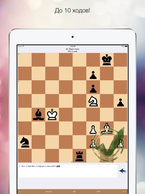 Chess Win 3 - шахматные задачи на выигрыш фигуры для iPad