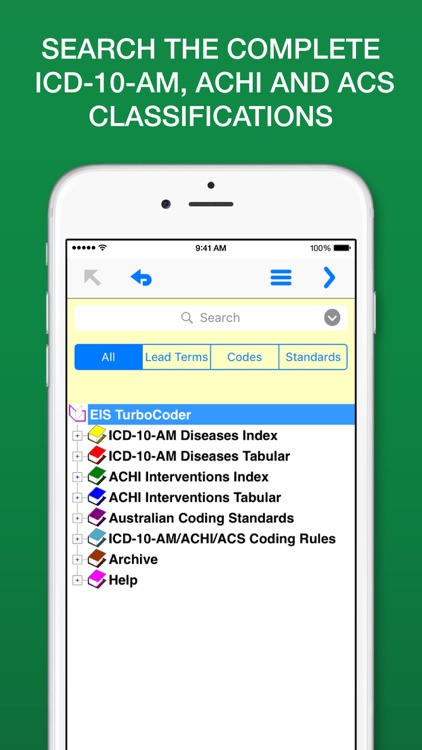 ICD-10-AM/ACHI/ACS TurboCoder, Ninth Edition.