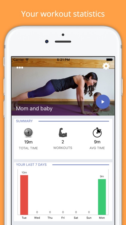 9 Minutes Mom and Baby Workout Challenge Free