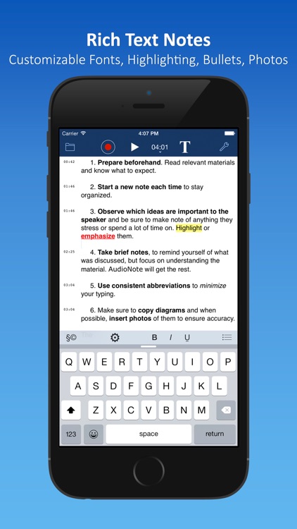 AudioNote - Notepad and Voice Recorder
