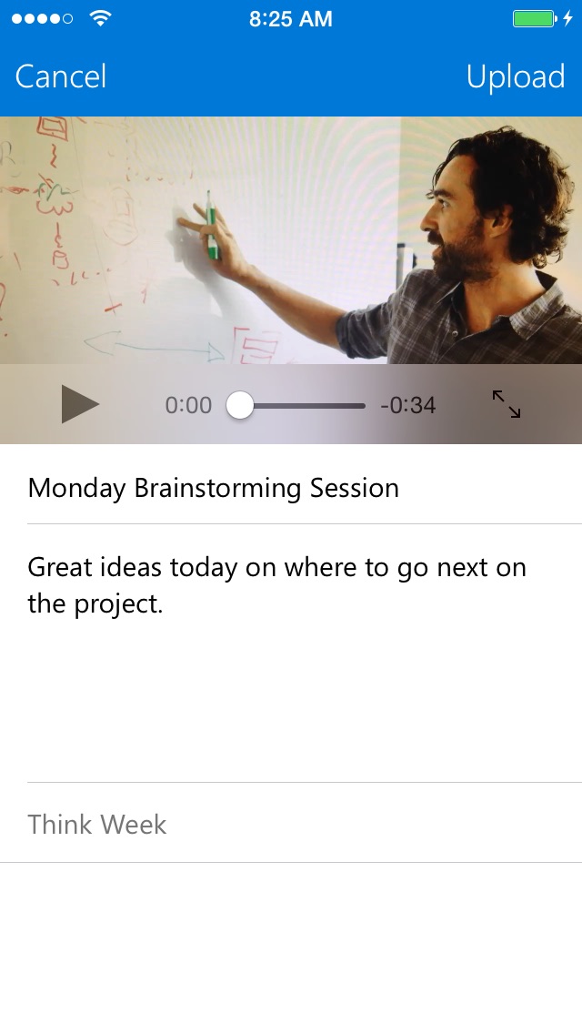 Office 365 ビデオ for iPhoneのスクリーンショット5 Office 365 ビデオ for iPhoneのスクリーンショット5